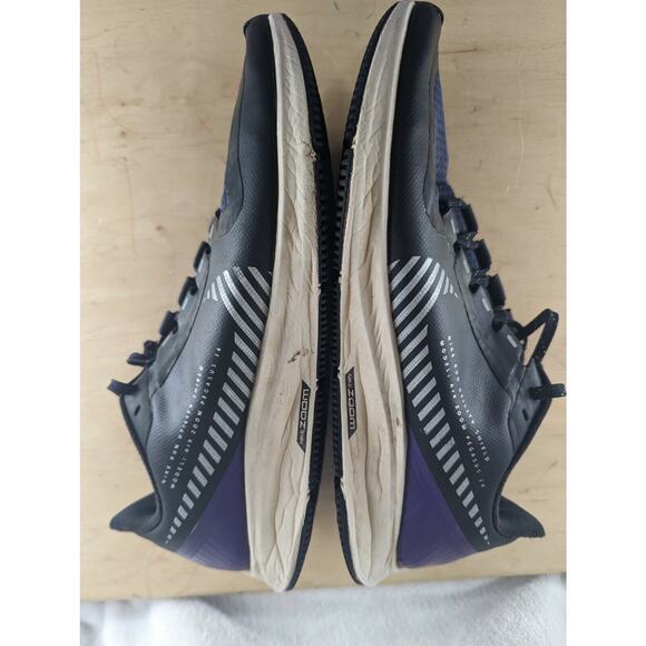 Nike Air Zoom Pegasus 36 Shield Women's Size 8 Black Running Shoes AQ8006-002 - Picture 6 of 9